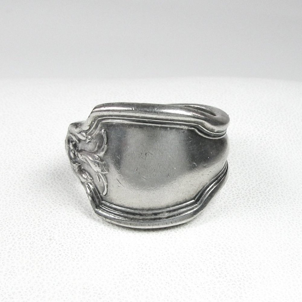 Vintage Handmade Sterling Silver Flatware Spoon Ring